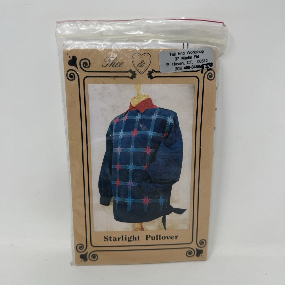 Starlight Pullover Pattern by Thee & Me Drop Shoulder Sweater  Vintage 1995